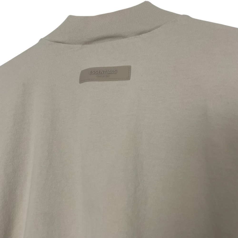 Fear Of God Essentials Shirt Mens S Oversized Beige Long Sleeve Tee Pullover - Picture 5 of 10